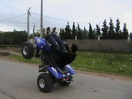 Trimakassi en pleine action